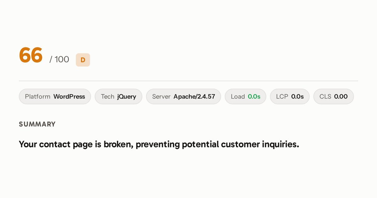 Auditor: a free website audit, now with WordPress security checks (0.11.0)