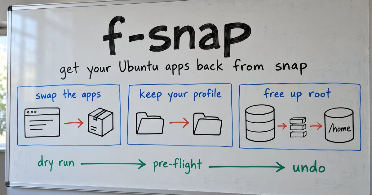 f-snap: get your Ubuntu apps back from snap