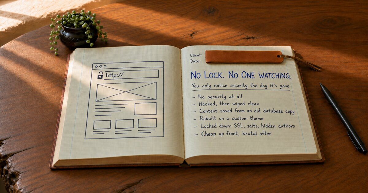 My client’s hacked WordPress site, and how I rebuilt it secure